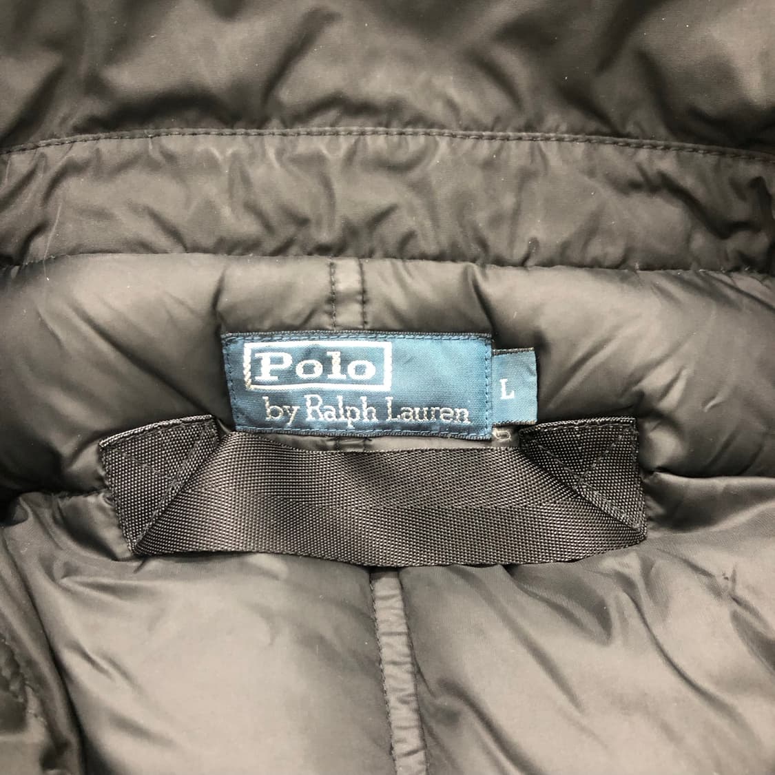 폴로 랄프로렌 피쉬테일 파카 밀리터리 덕다운 패딩 점퍼 블랙 L 상품이미지5