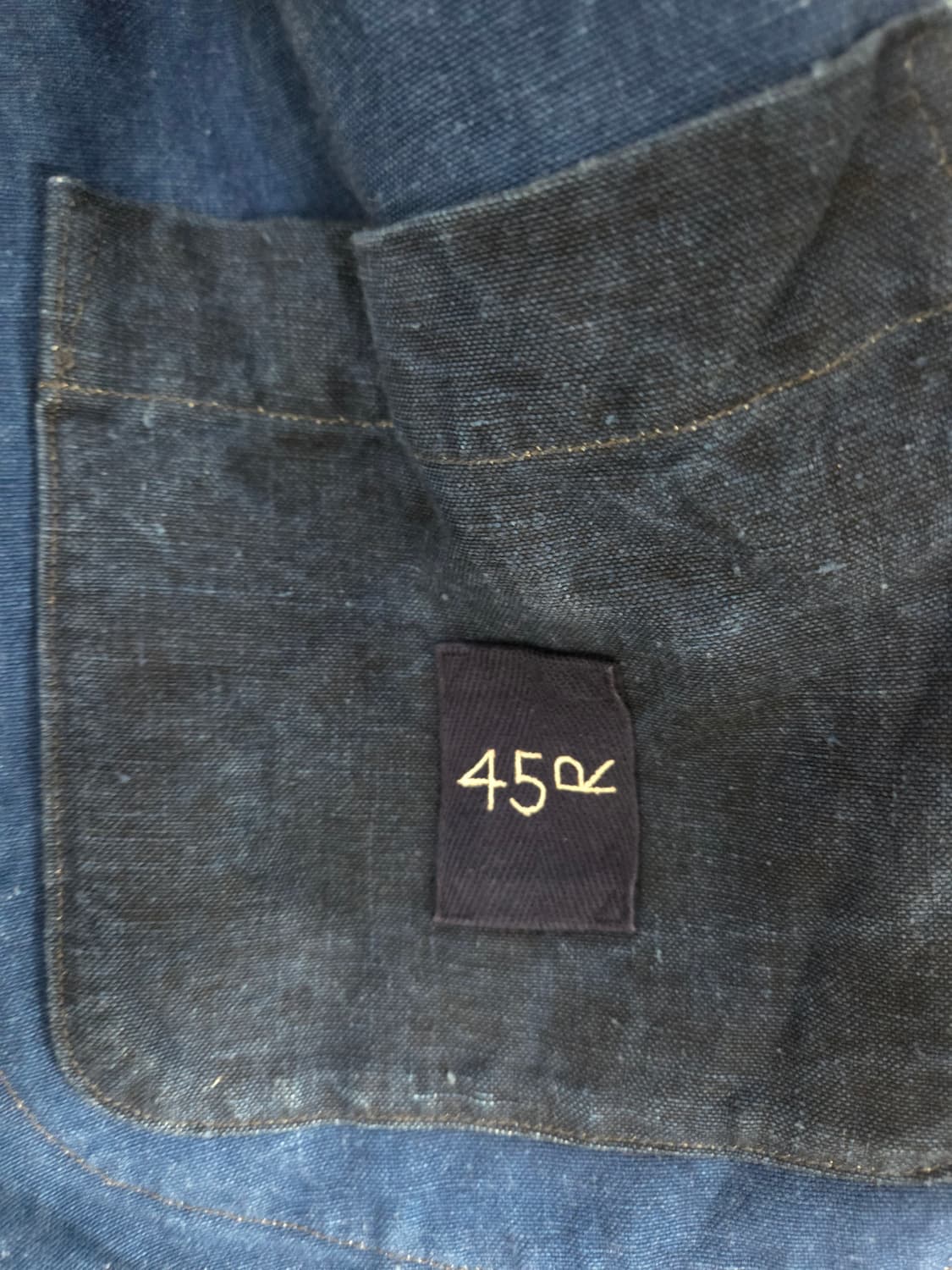 45R 인디고 린넨 코트 5size 상품이미지2