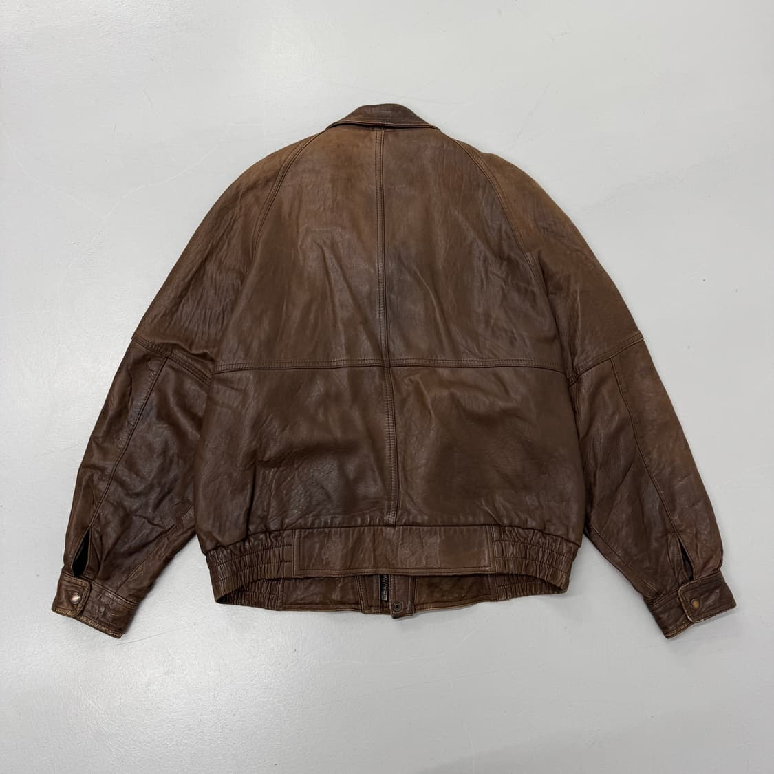 양가죽 리얼레더 빈티지 봄버 가죽자켓 상품이미지3