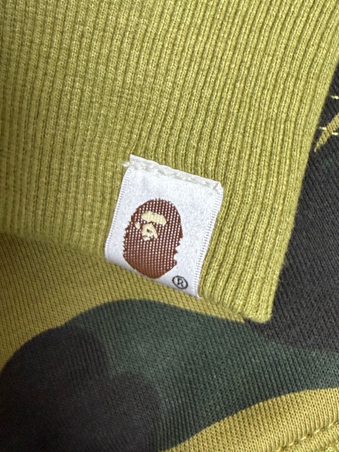 베이프 녹계 카모 후드 상품이미지3