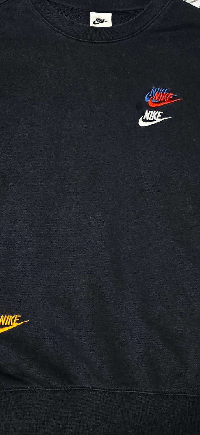 나이키 멀티로고 맨투맨 블랙 L 상품이미지5