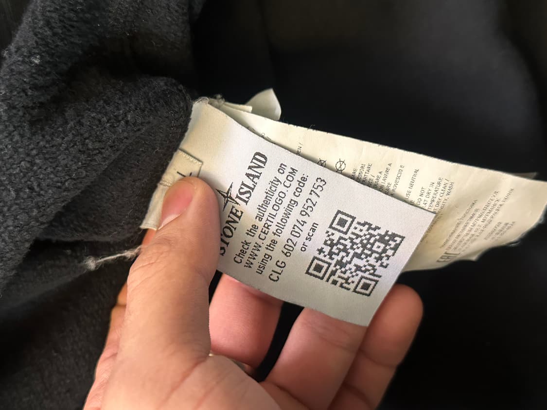 스톤아일랜드 블랙 맨투맨 L 정품 상품이미지6