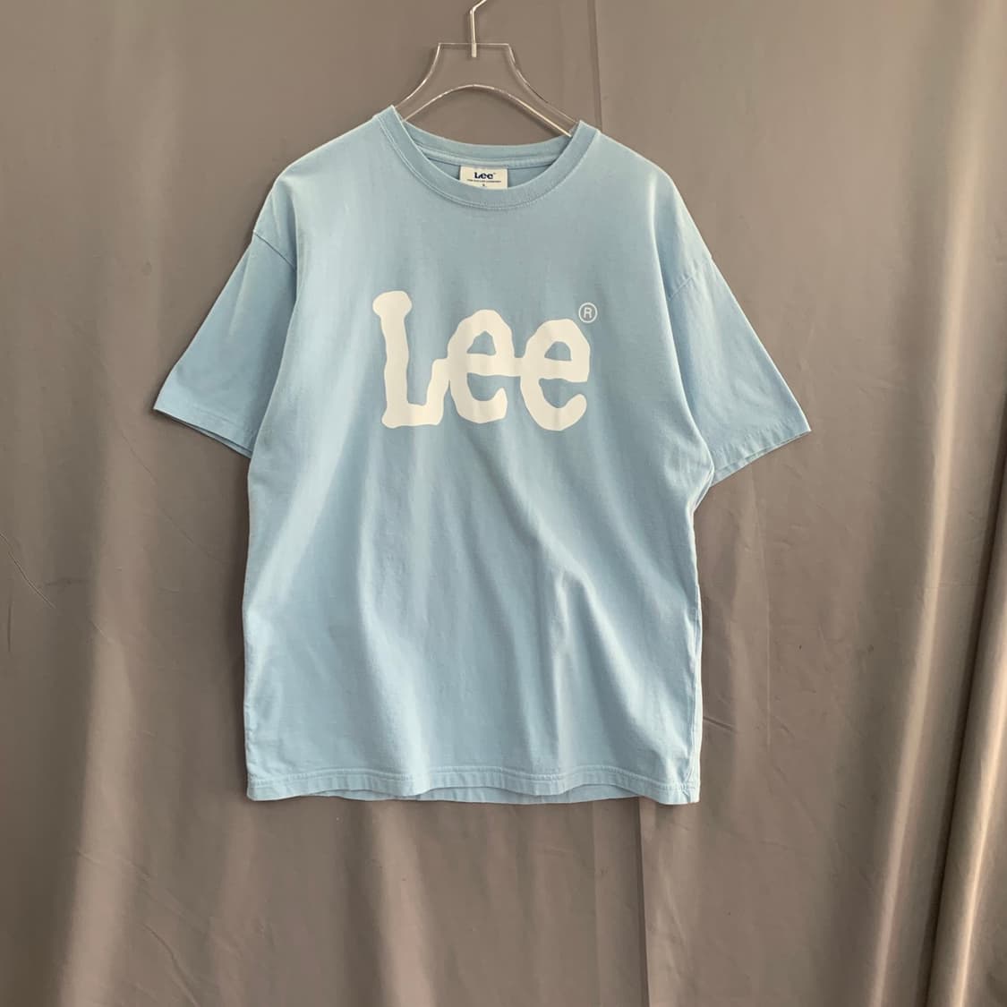 S LEE 리 빅 트위치 로고 프린팅 오버핏 반팔티 상품이미지1