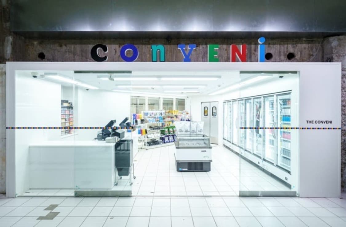 [L] 후지와라 히로시 더 콘비니 티셔츠 상품이미지1