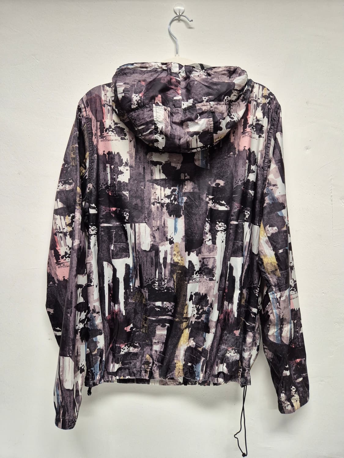 Abstract Print Windbreaker Jacket 상품이미지2