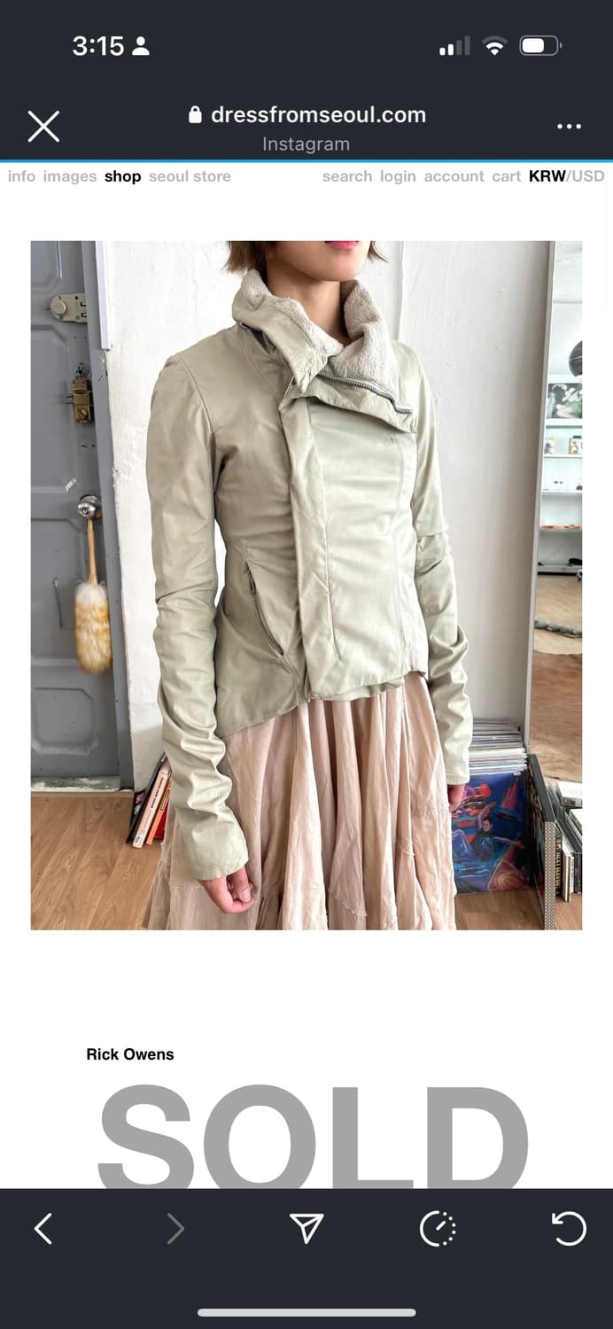 릭오웬스 자켓 상품이미지1