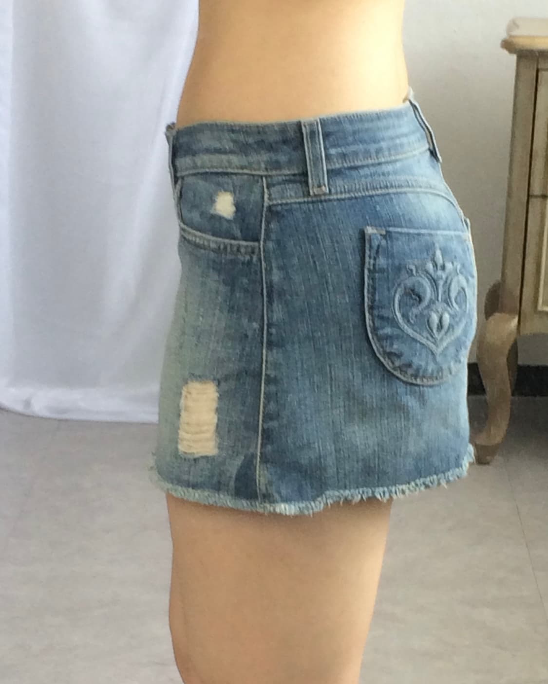 back pocket point mini skirt  상품이미지4