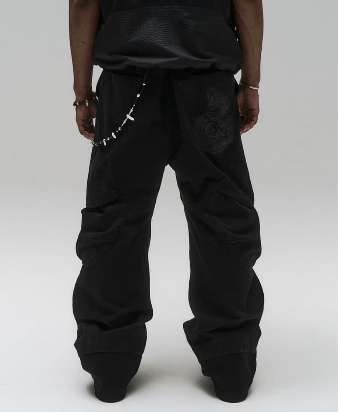 이그노타 코어 5 워시드 카고 팬츠 블랙 S 상품이미지2