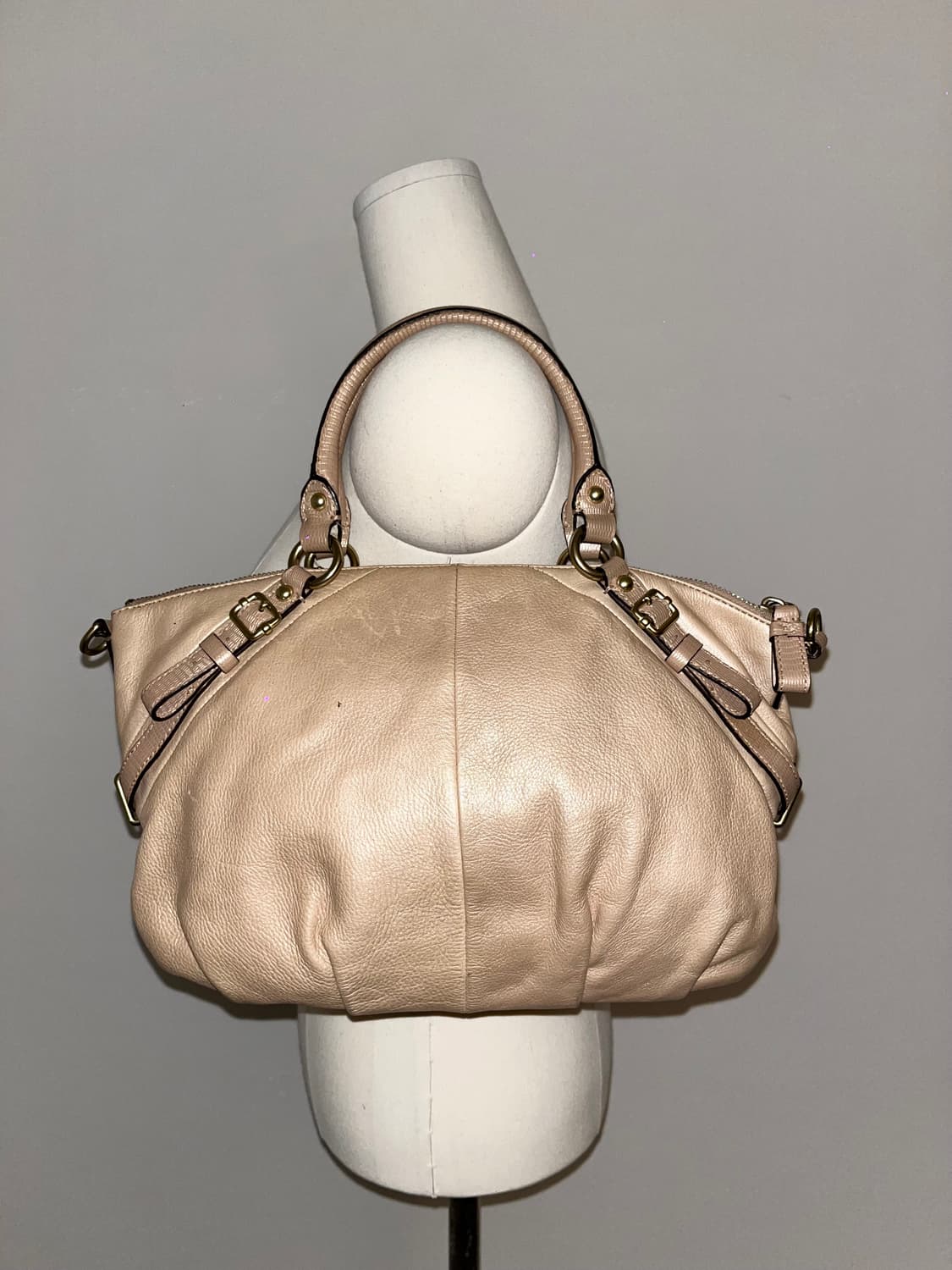 📦Coach beige pink shoulder bag 상품이미지5