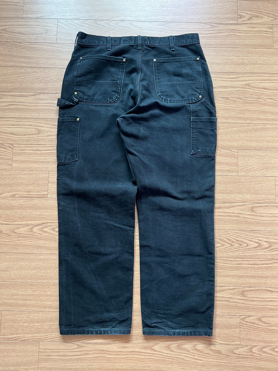 빈티지 칼하트 더블니 B01 BLK 36x30 상품이미지4