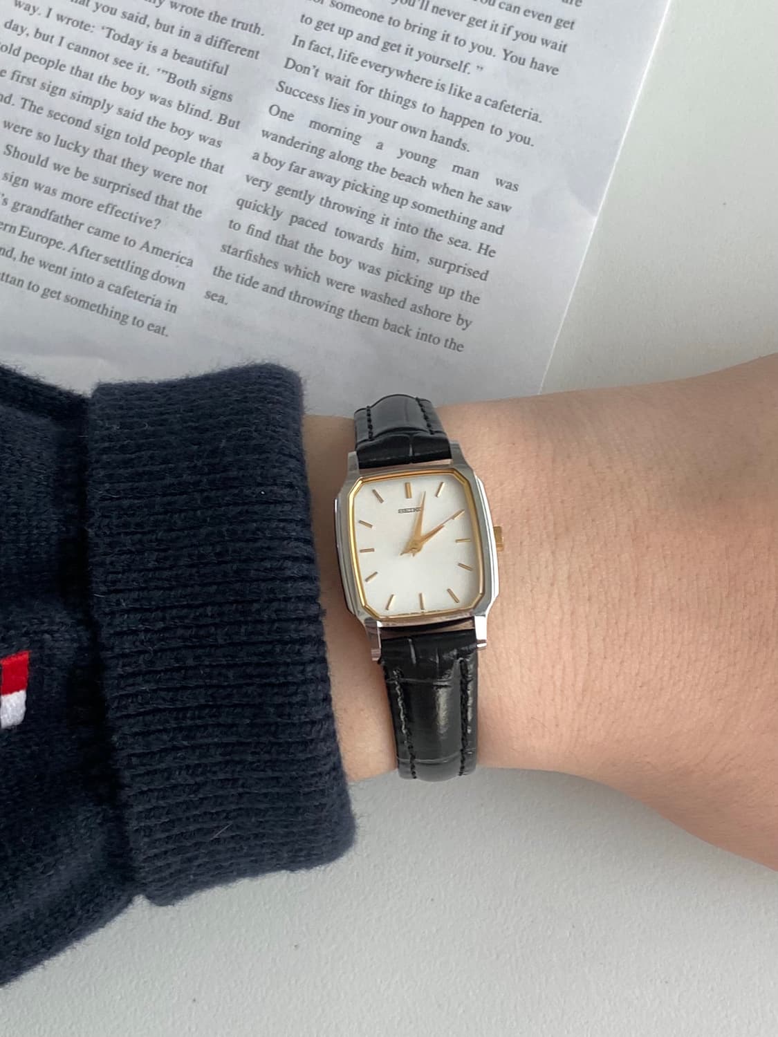 Seiko 세이코 스퀘어 쿼츠 레이디스 상품이미지5