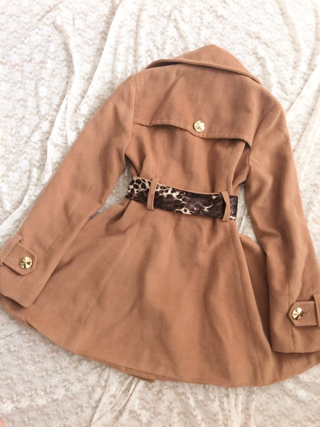 Vintage GRL ギャル leopard brown coat  상품이미지3