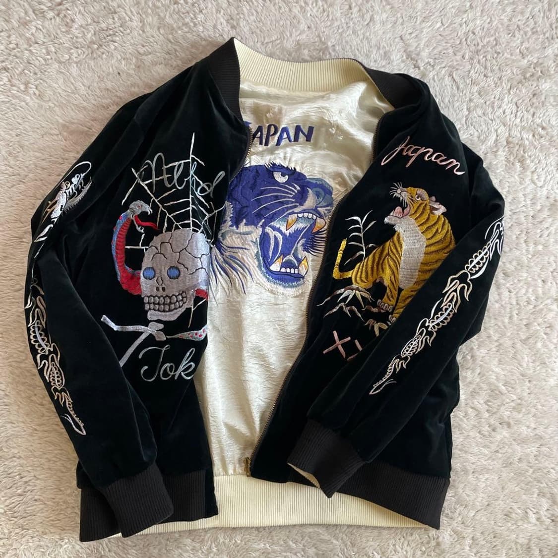 네이버후드 / 19ss 리버시블 수베니어 스카쟌 자켓 / M 상품이미지5