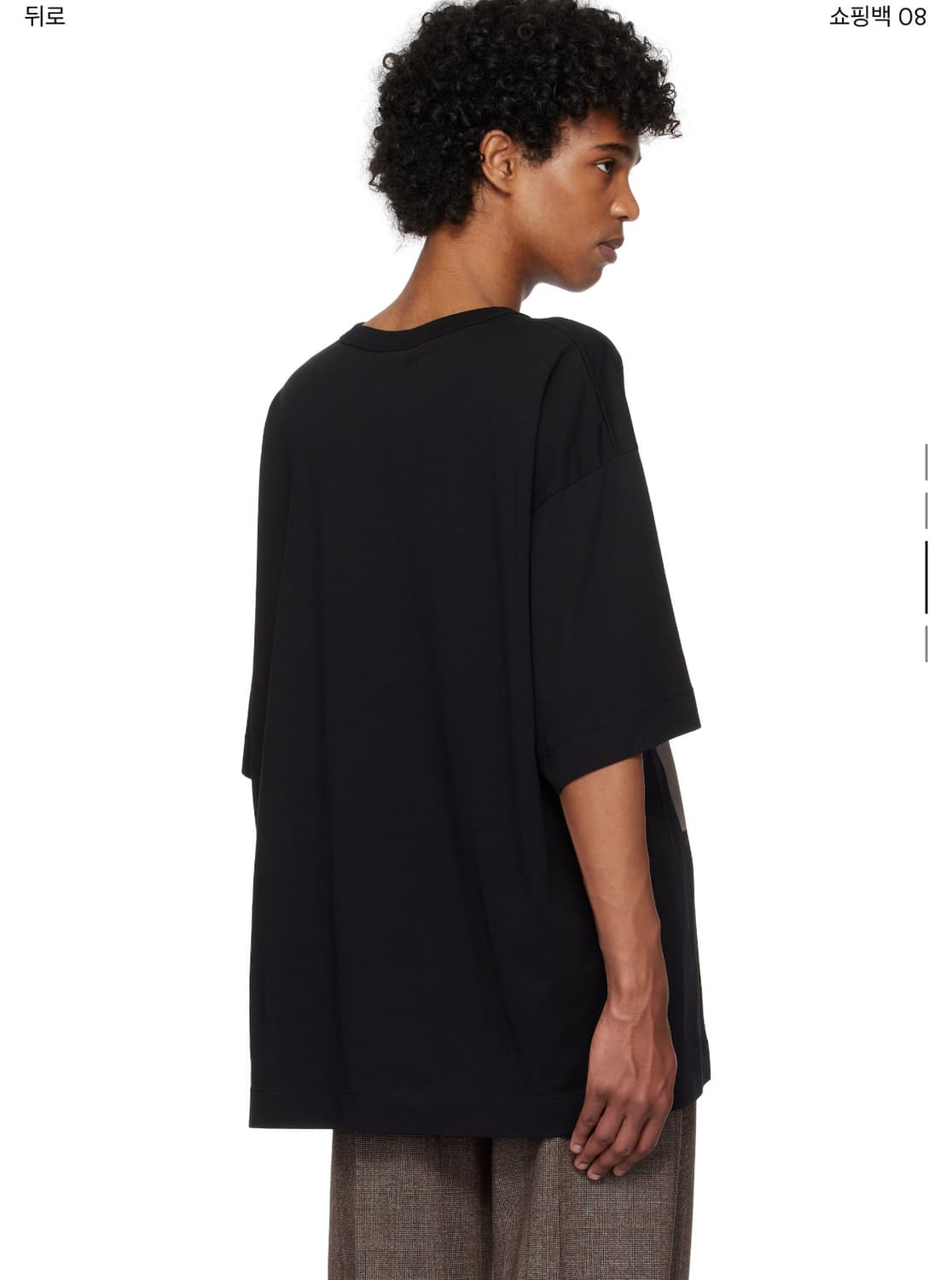 (택달린새상품)로고 그래픽 티셔츠 상품이미지3