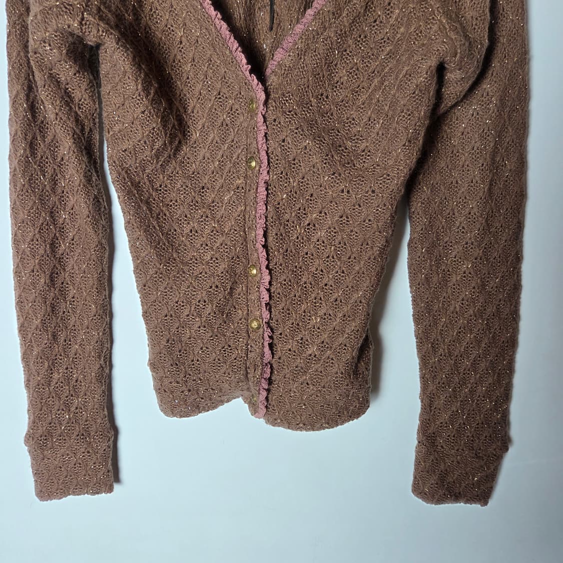 [LIZ LISA] 고전 리즈리사 라떼 브라운 가디건 상품이미지4