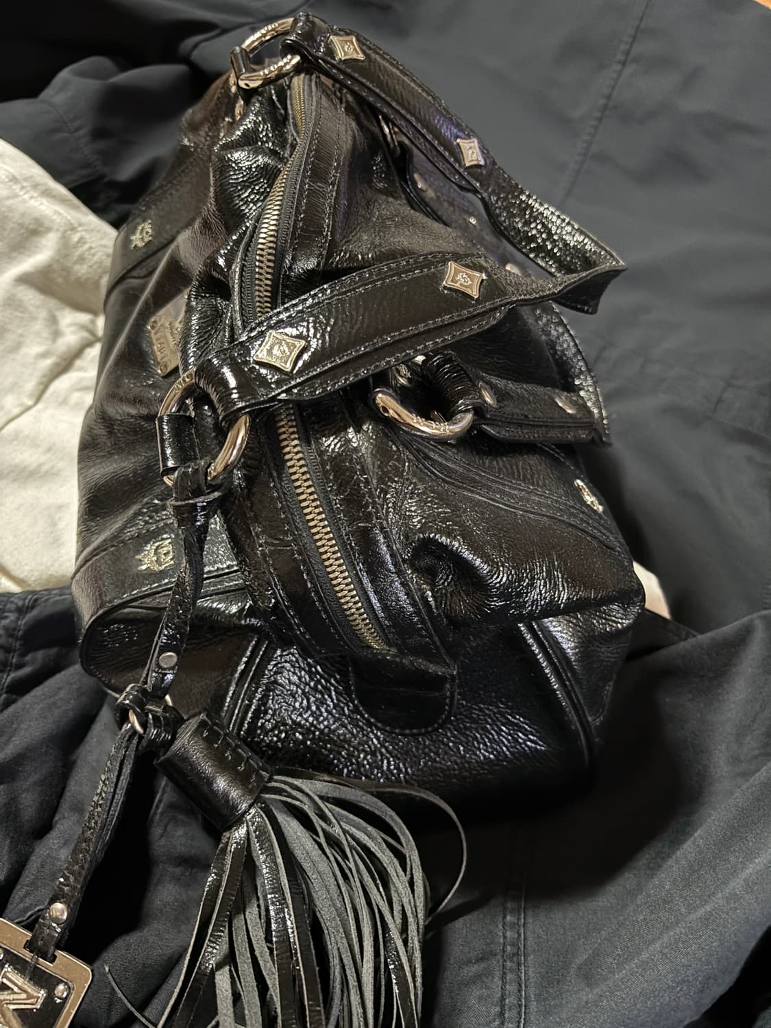 vintage mcm leather boston bag 상품이미지8