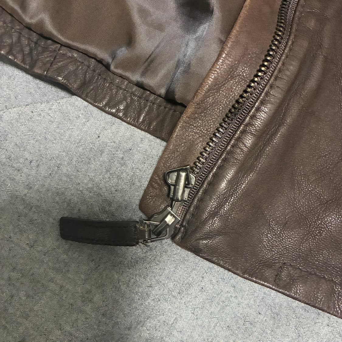 우영미 슬림핏 염소가죽 자켓 상품이미지8