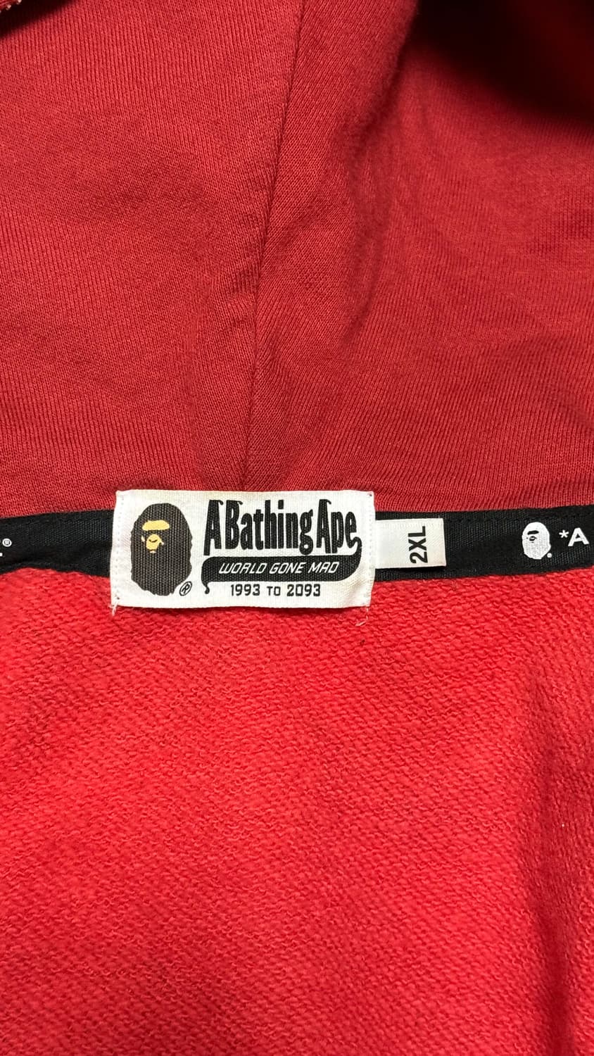 베이프 더블 샤크후드 적계 (2XL) 상품이미지4