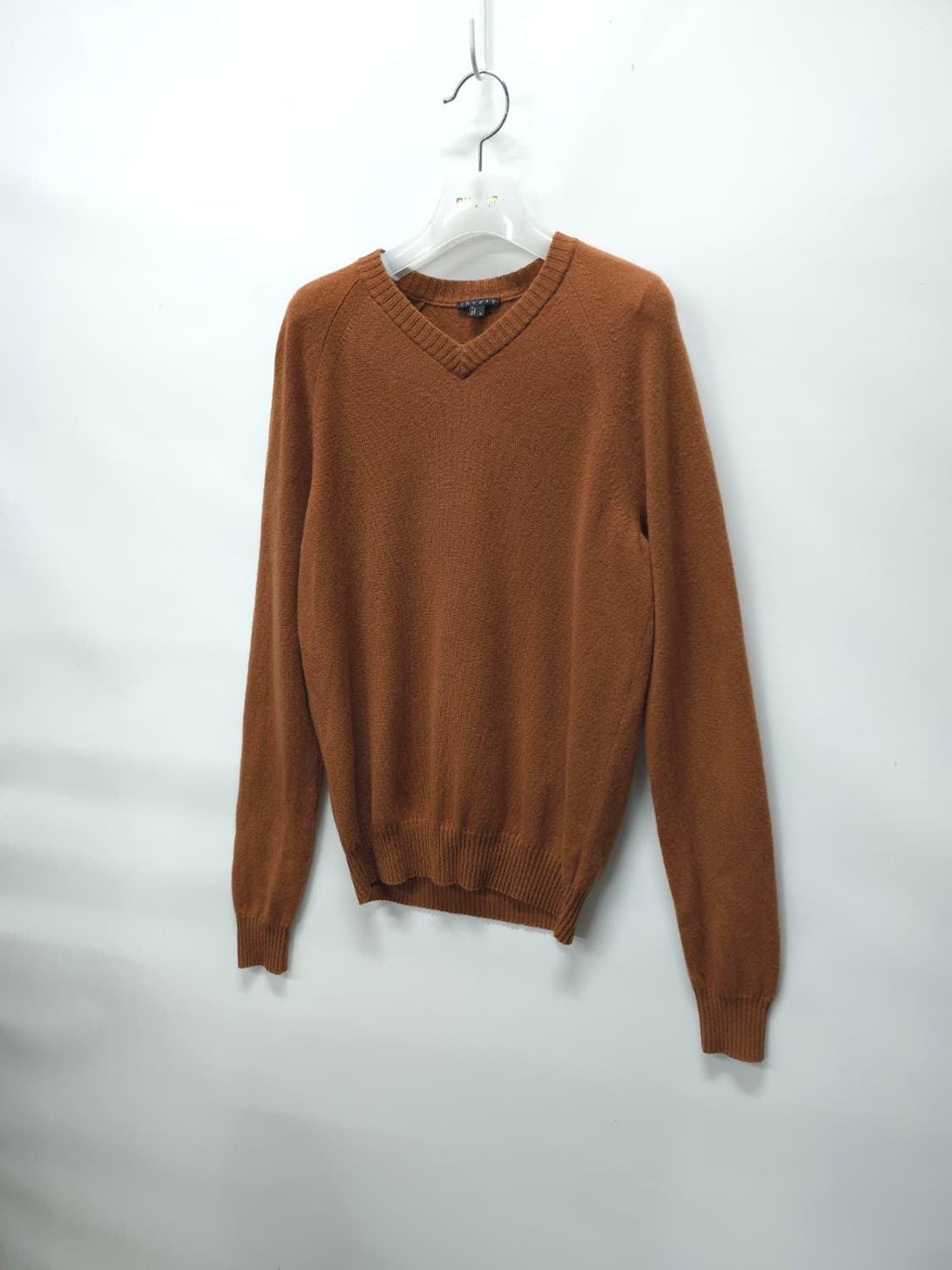 띠어리 여성 100% 캐시미어 브이넥 니트 (S) 상품이미지1