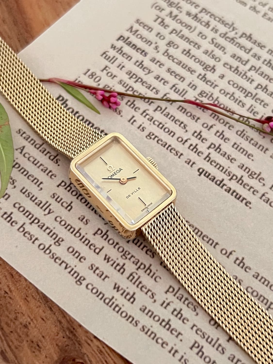 OMEGA 오메가 드빌 에메랄드 컷 수동 시계  상품이미지4