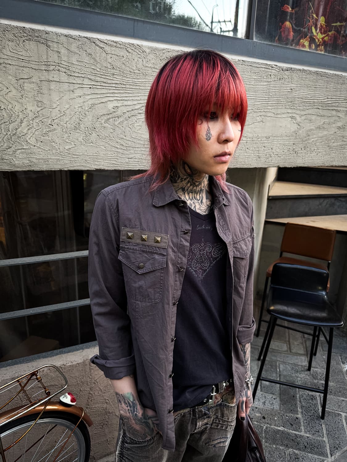 Military Mood Stud Shirt 상품이미지1