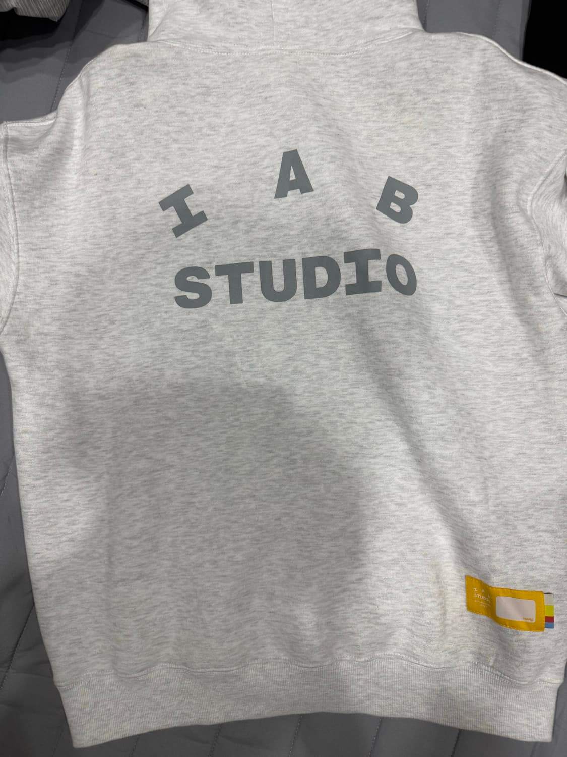 아이앱 후드티 라이트 그레이 상품이미지3