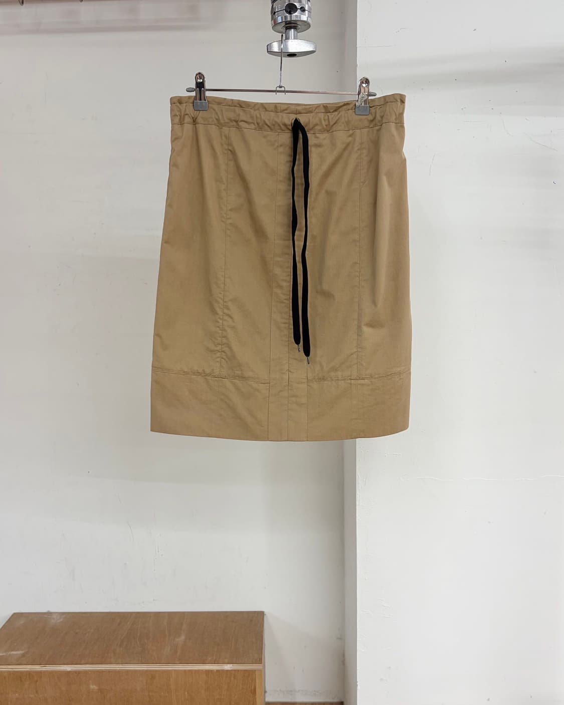 마르니 베이지 비대칭 랩 미디 스커트  상품이미지6