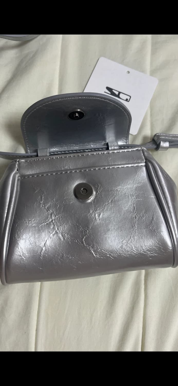 스퀘어라인 실프 미니크로스백 실버 상품이미지5