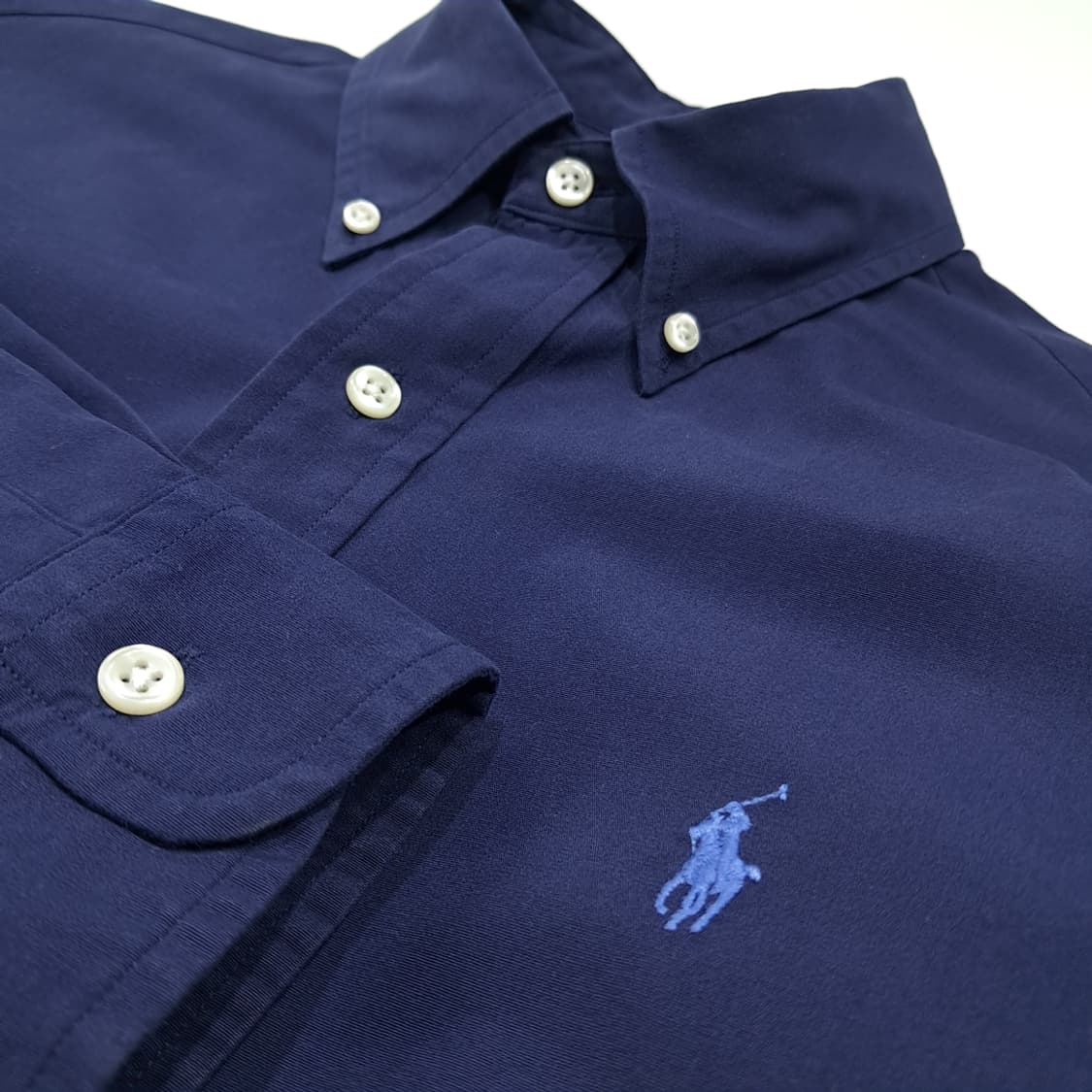 CL810 S 폴로 코튼 버튼다운 다크네이비 셔츠 남방 상품이미지4