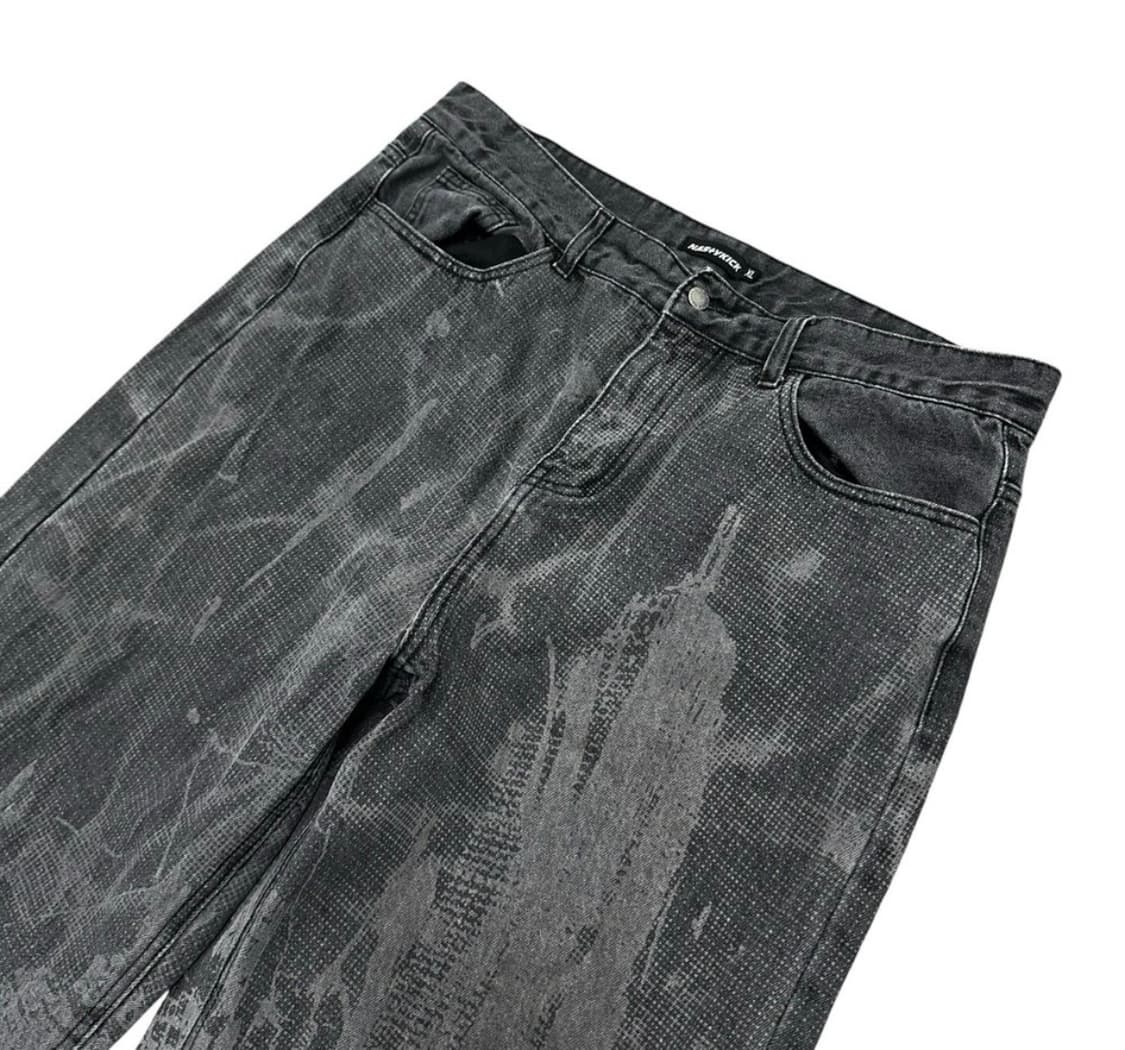 네스티킥 나염 데님팬츠 상품이미지2