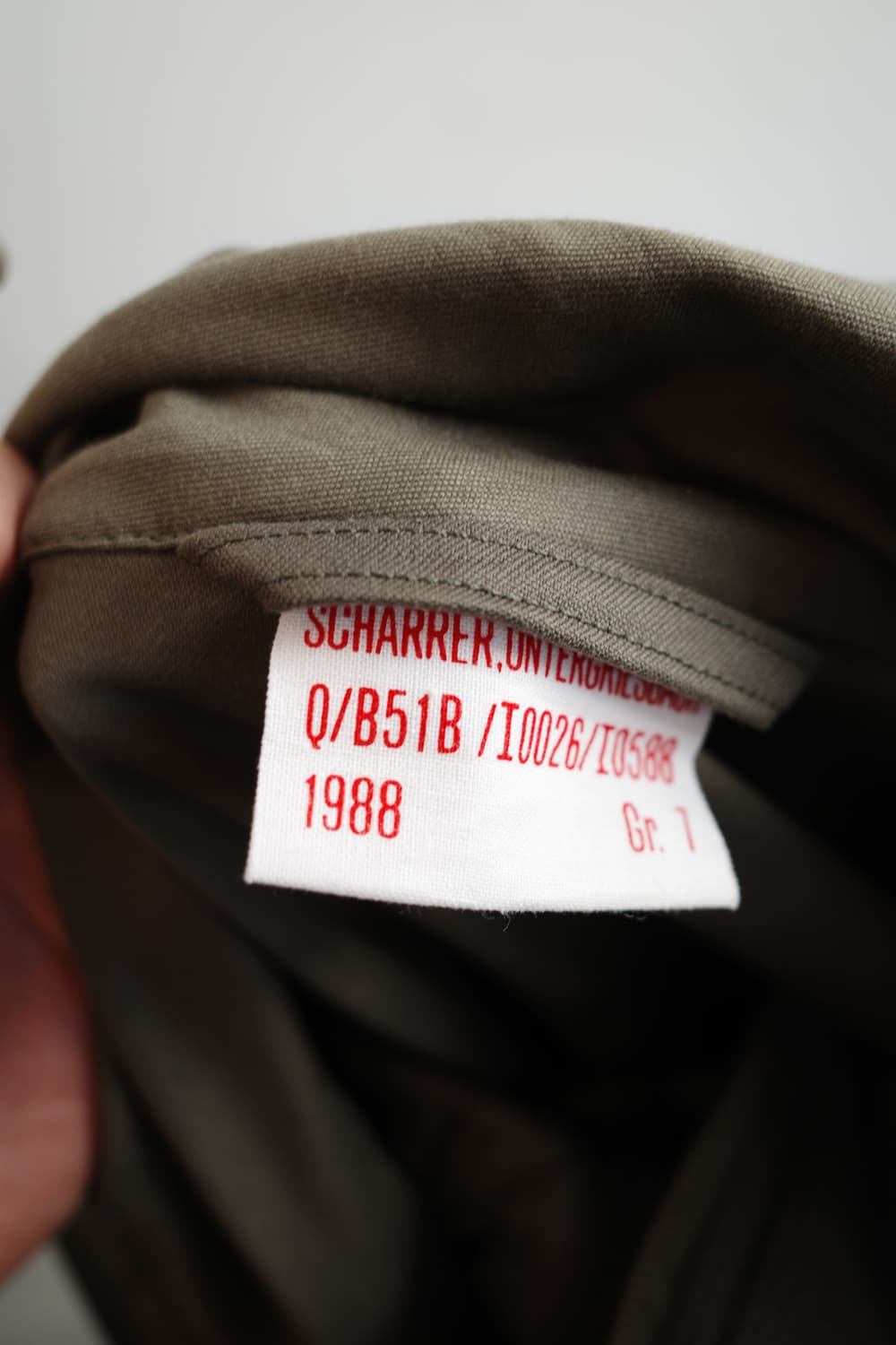 SCHARRER 독일군 밀리터리 점프수트 (내피존재)  상품이미지6