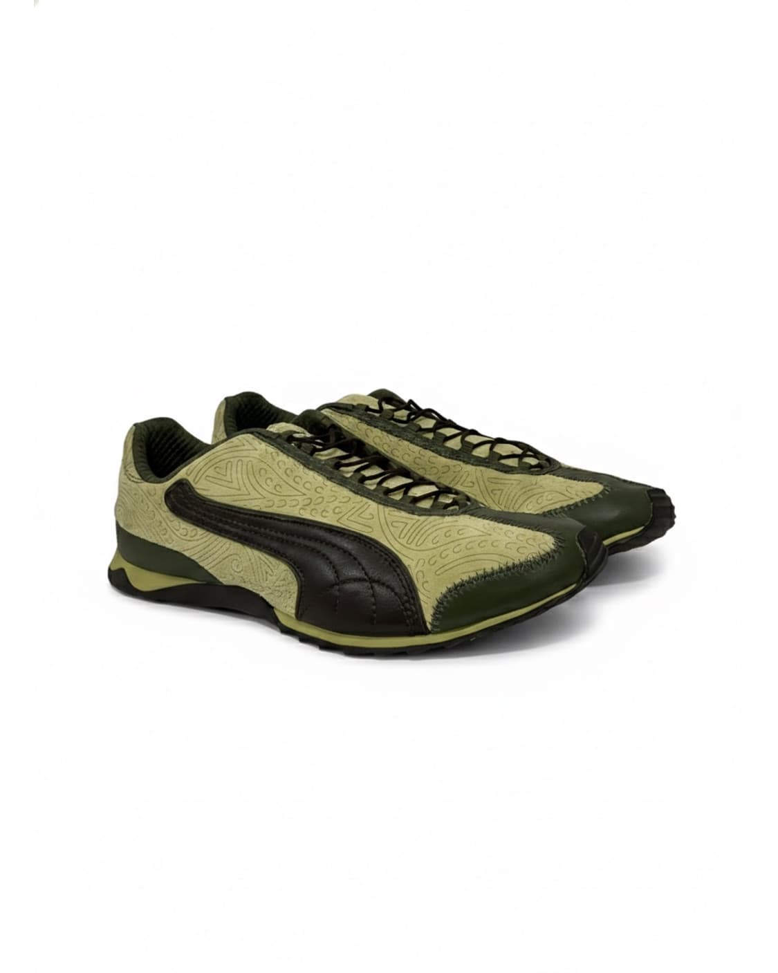 [250] 푸마 불릿 스월 엠보더리 베이지/올리브 상품이미지1