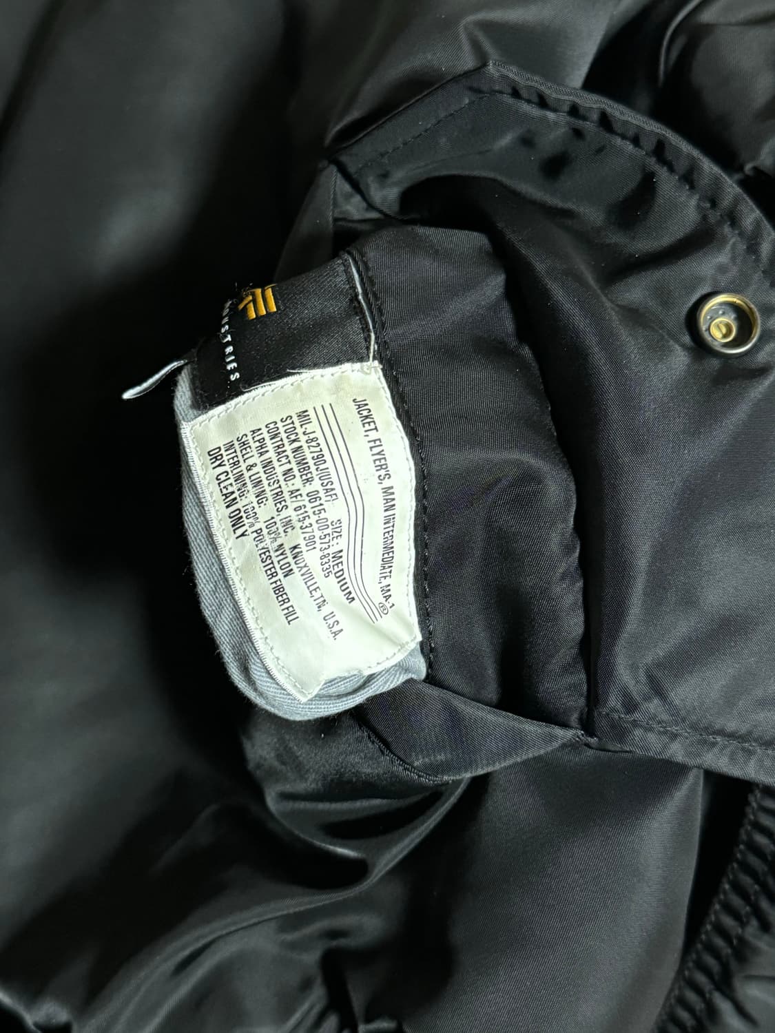 알파인더스트리 ma-1 레귤러핏 상품이미지8