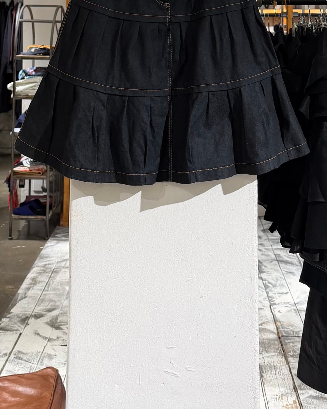 소니아 리키엘 데님 플레어 미디 스커트 상품이미지3