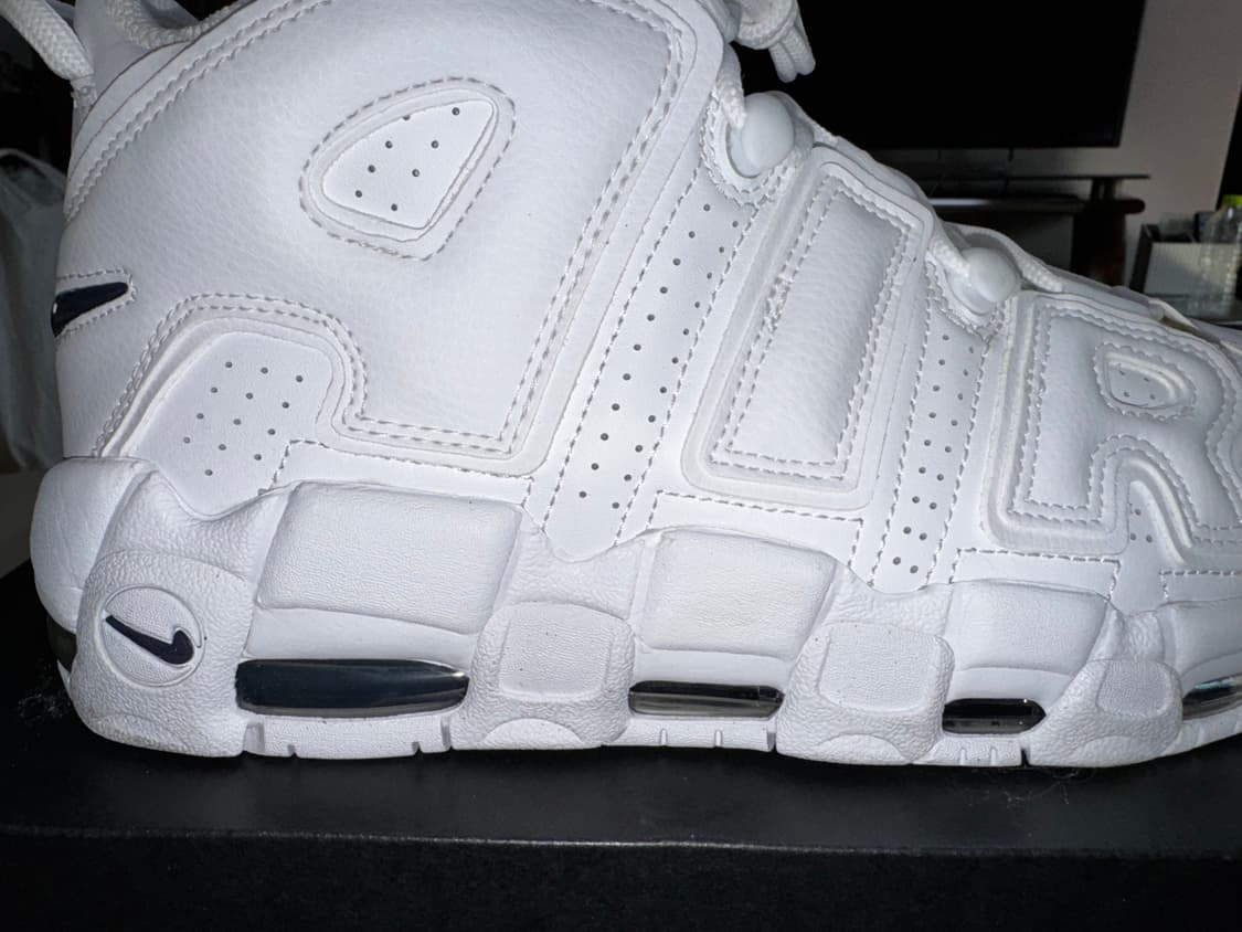 정품 나이키 에어 모어 업템포 흰흰네이비 280 새상품 쿨거시 30 상품이미지9