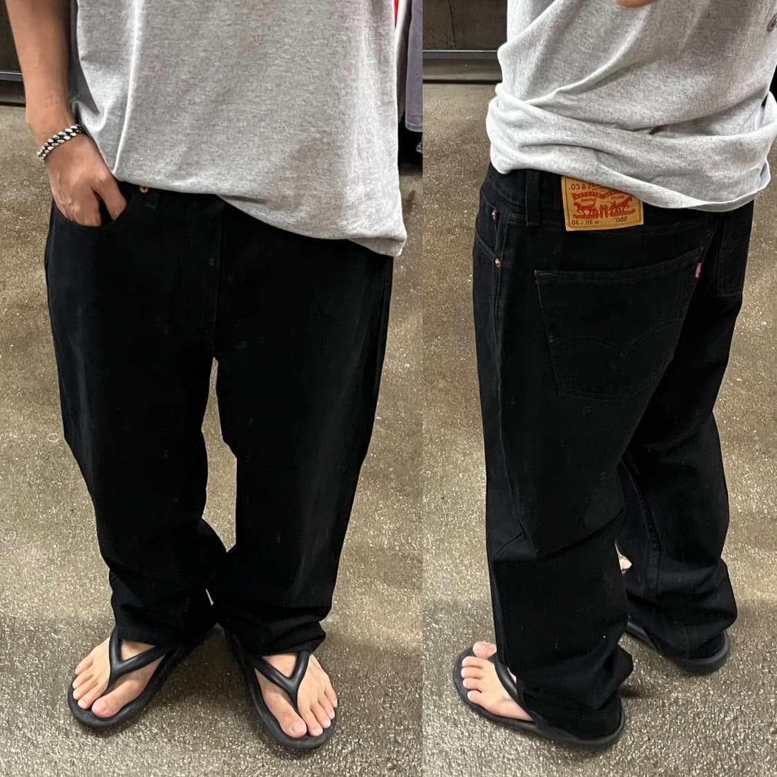 Levis550 배기핏 블랙진 (36) 상품이미지1