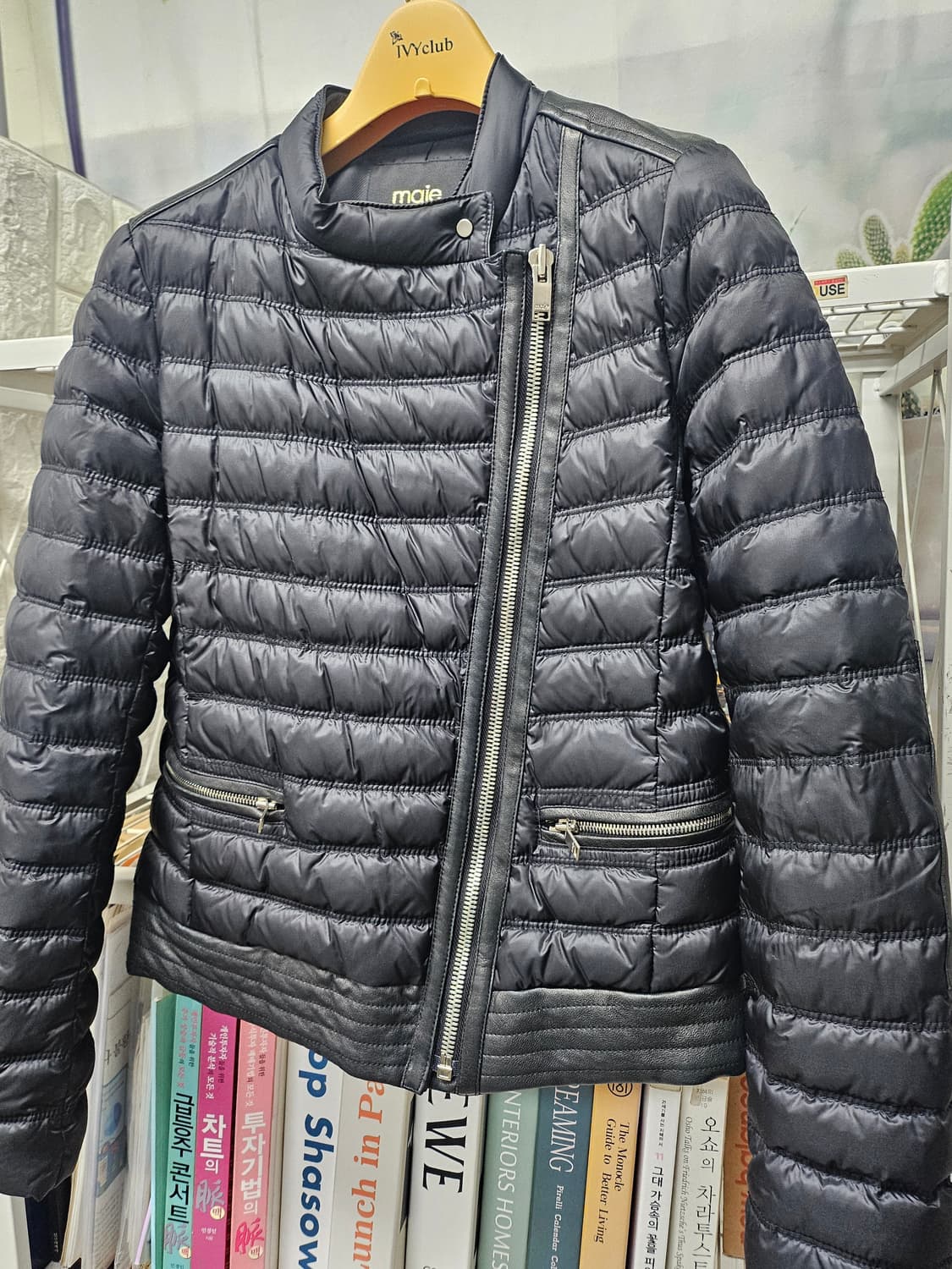 마쥬 여성 경량패딩 44~마른55 양가죽배색 WL86 상품이미지2