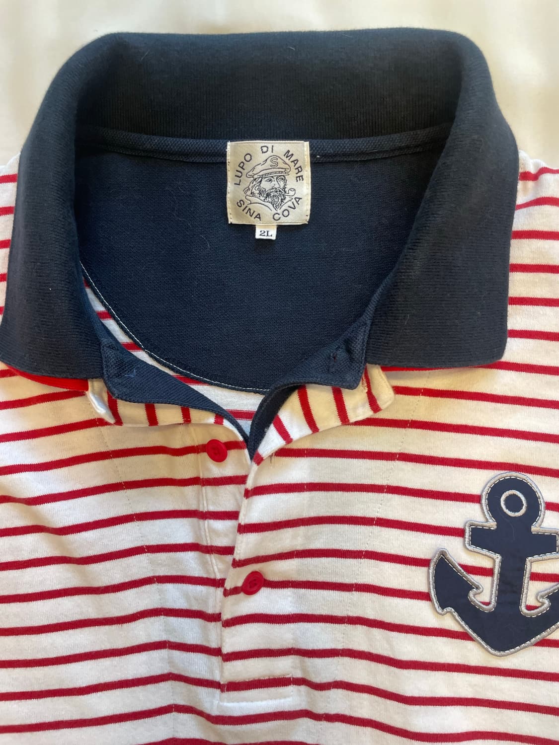 시나코바 미린자수 스트라이프 피케 셔츠 상품이미지3