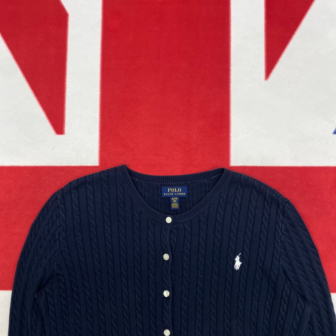 폴로 가디건 실측 여성 55 상품이미지3