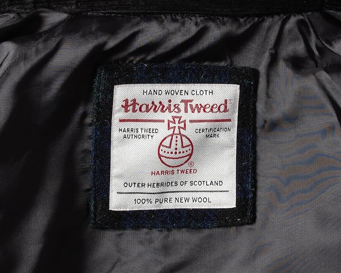 빈폴x해리스트위드 블랙와치 울 헌팅자켓 바버 디자인 상품이미지8