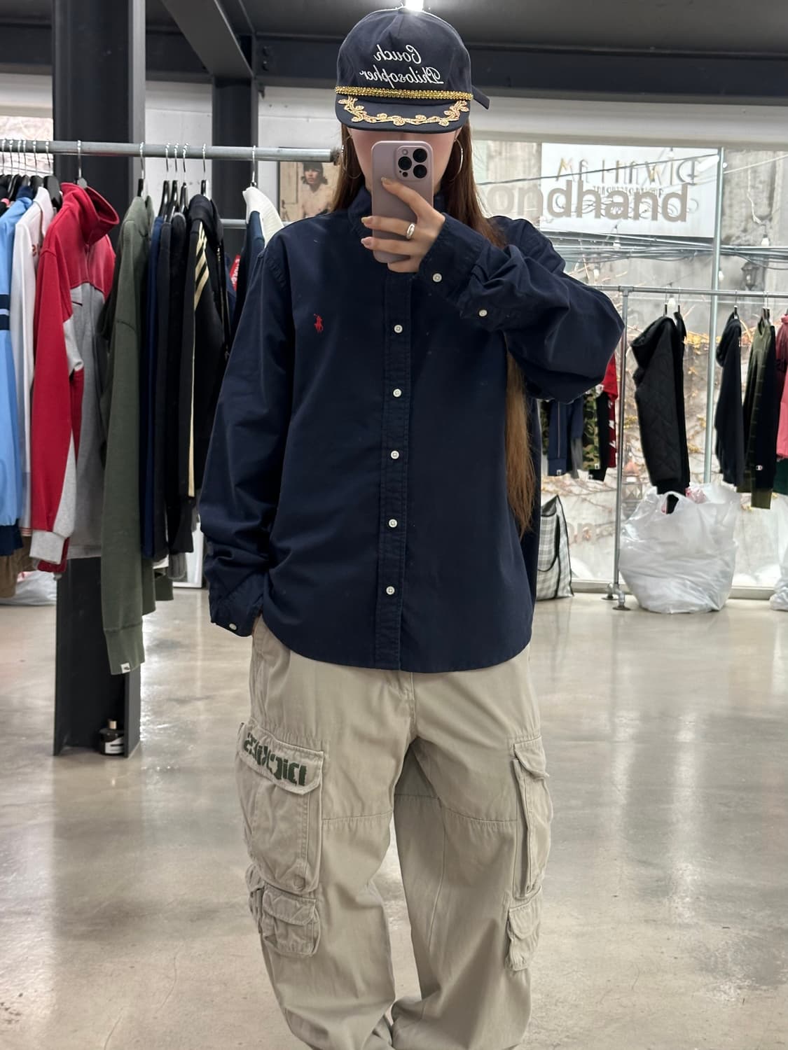 폴로랄프로렌 큐알텍 커스텀핏 포니 셔츠 상품이미지2