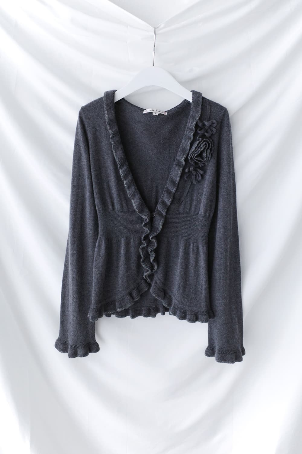 rose frill cardigun  상품이미지1