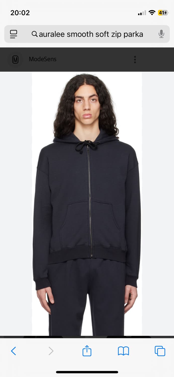 구매 3,4) 오라리 소프트스무스 후드집업 상품이미지2