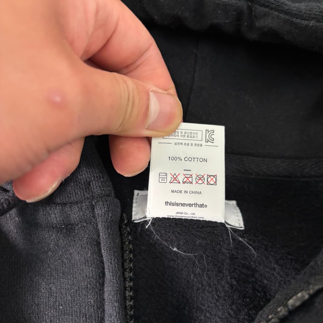 100 디스이즈네버댓 후드집업 상품이미지5