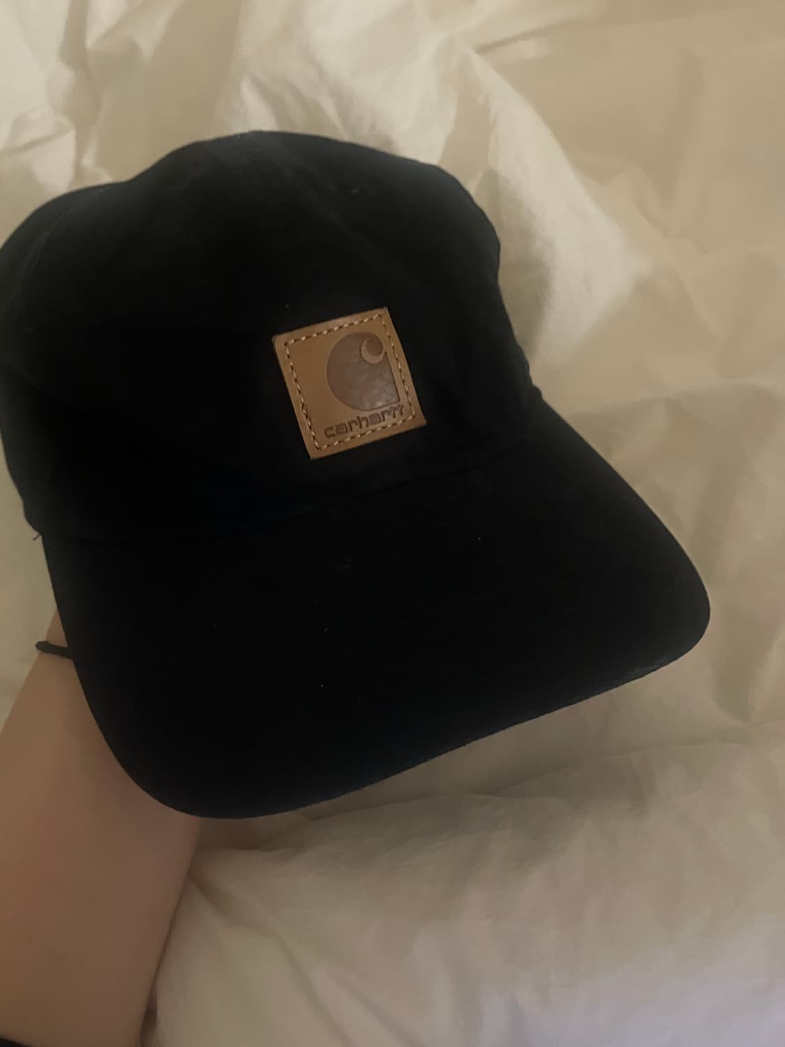 칼하트 캔버스 캡 블랙 상품이미지1