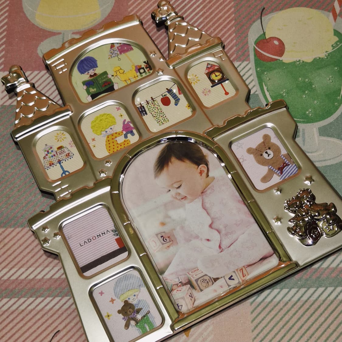 90s 라돈나 캐슬 베이비 실버 탁상 액자 상품이미지9