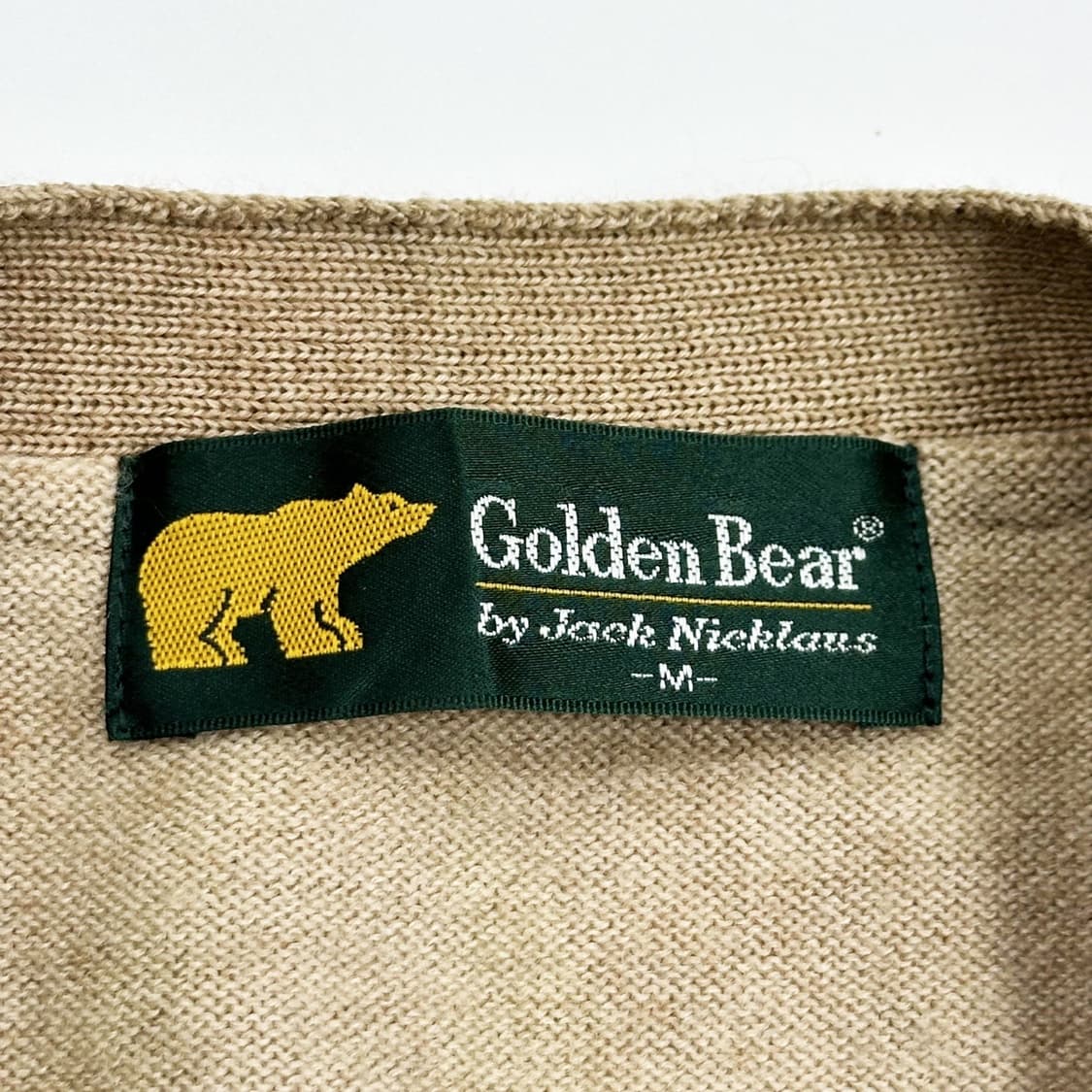 골든베어 재팬 베이지 니트 가디건 (M) 상품이미지5