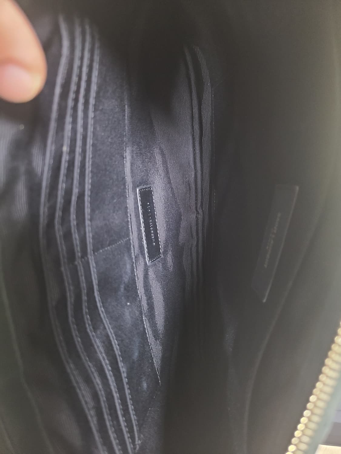 생로랑 클러치 다크그린 상품이미지6