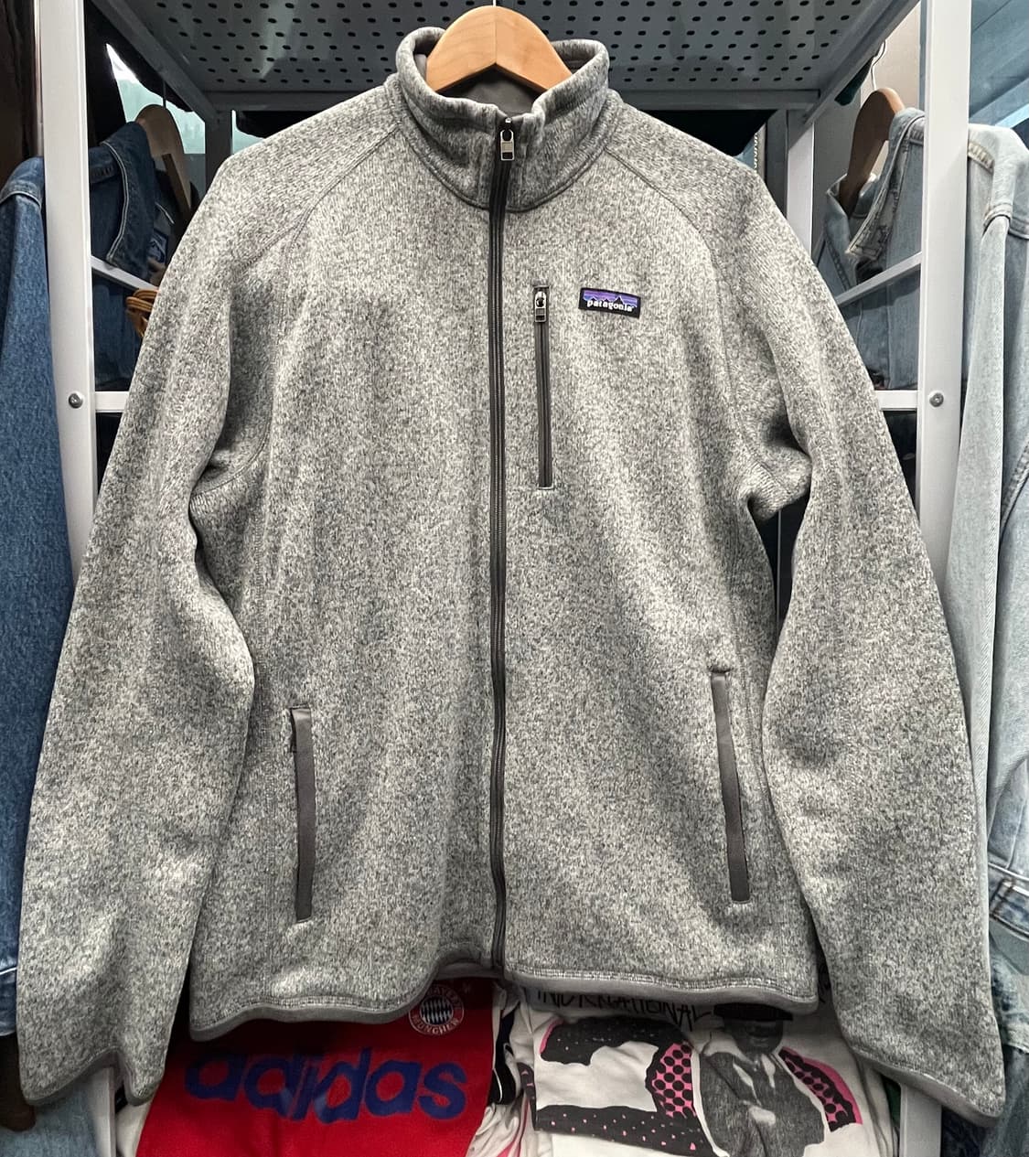 파타고니아 그레이 후리스 집업 상품이미지1