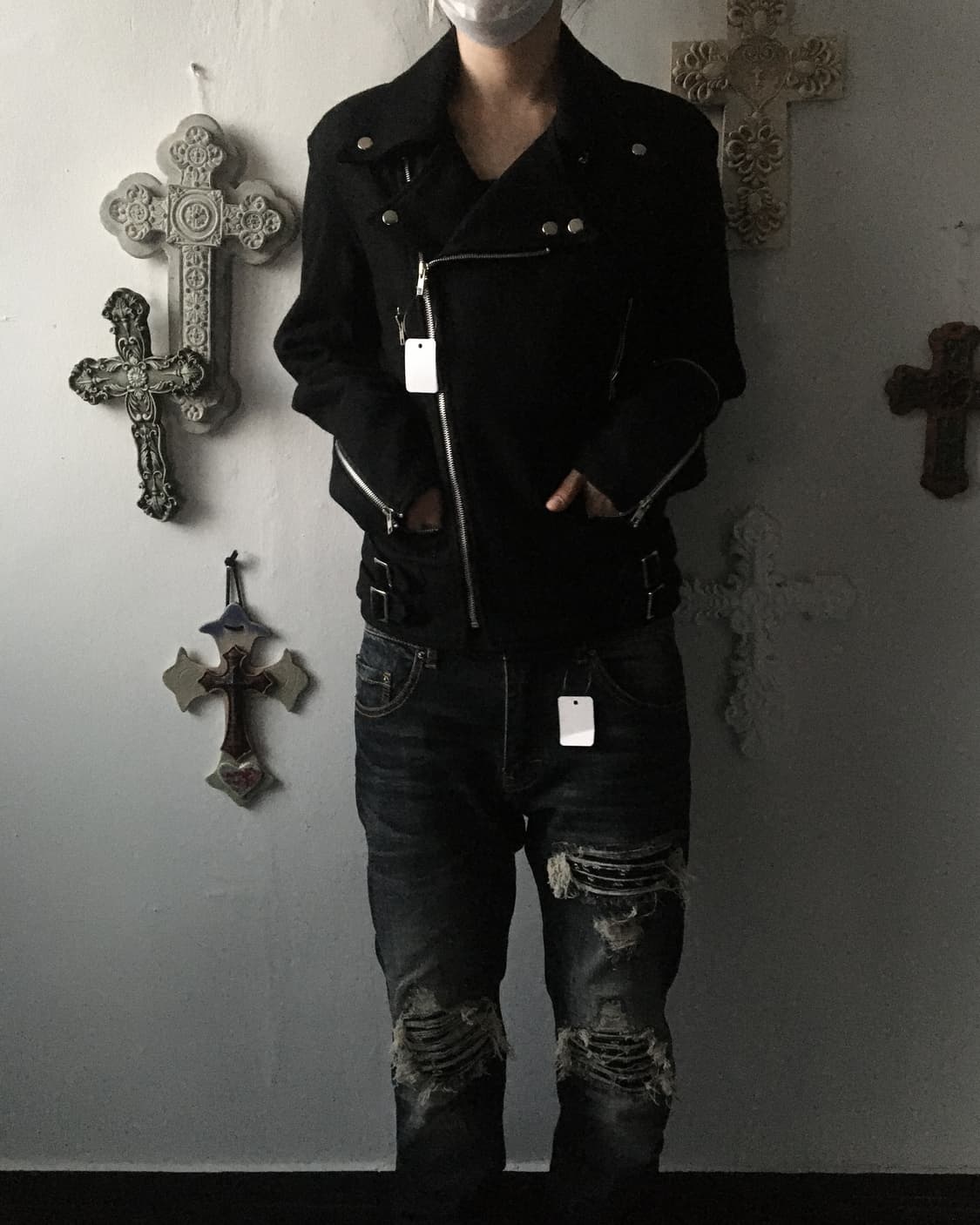 Woolen rider jacket 상품이미지1